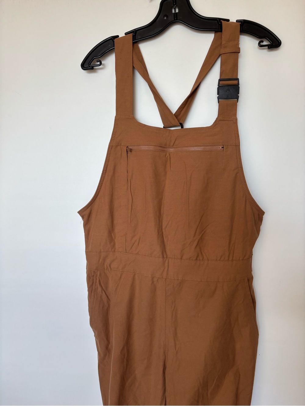 Women's Tan Ski Bib Overalls - Outdoor Snow Pants NWOT
